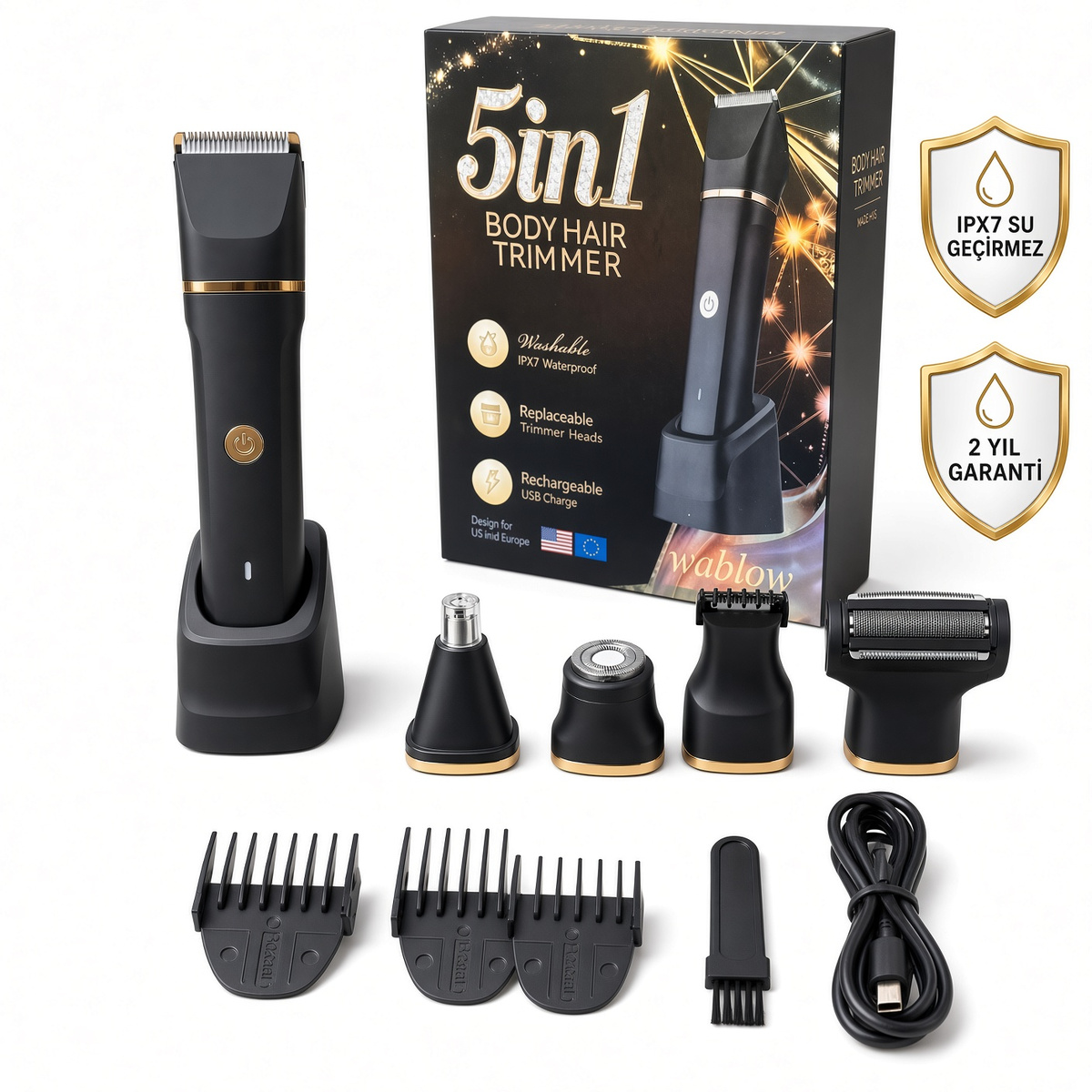 Wablow Kadın Tıraş Makinesi Series 5+1